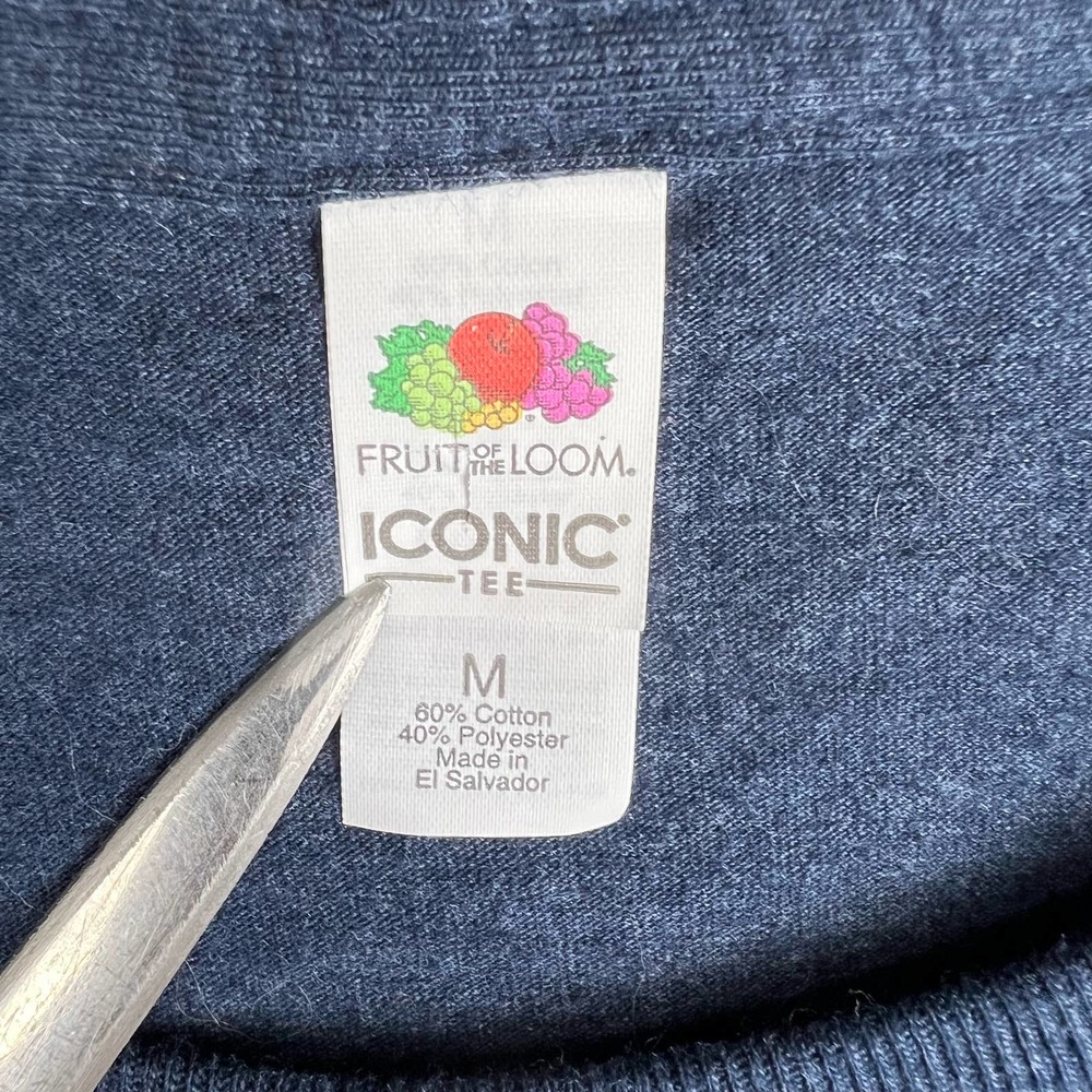 Austin Weird Life Mens Graphic T-Shirt Medium Blue Fruit Of The Loom Tee Texas M - Picture 3 of 7